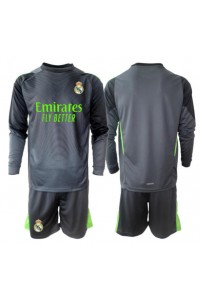 Real Madrid Keeper Babyklær Tredje Fotballdrakt til barn 2025-26 Lange ermer (+ Korte bukser)